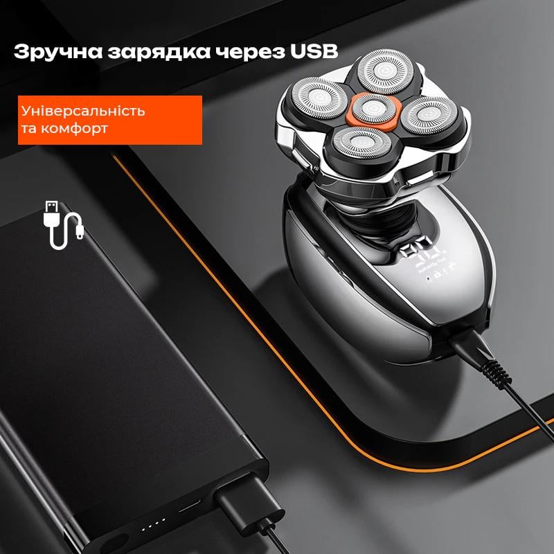 Електробритва Schwarz&Mayer 6в1 USB акумуляторна (24512729) - фото 5