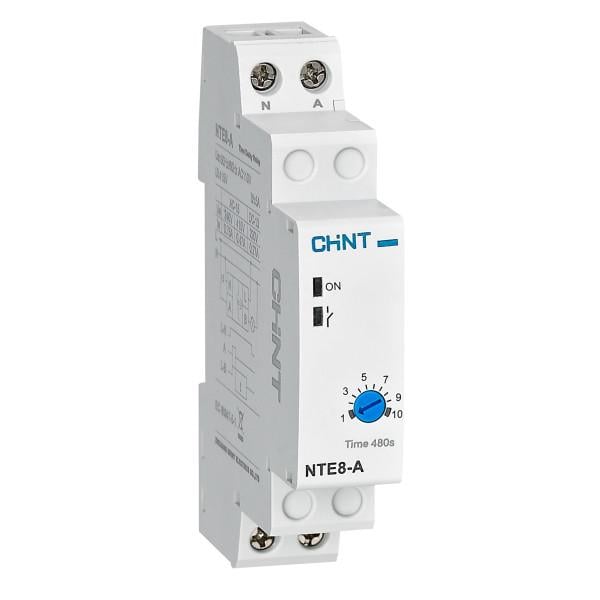 Реле затримки часу NTE8-A 48s-480s AC230V на вимкнення 1NO (258368)