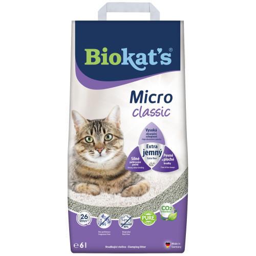 Наповнювач для котячого туалету Biokat's Micro 6 л Наповнювач для котячого туалету Biokat's Micro 6 л