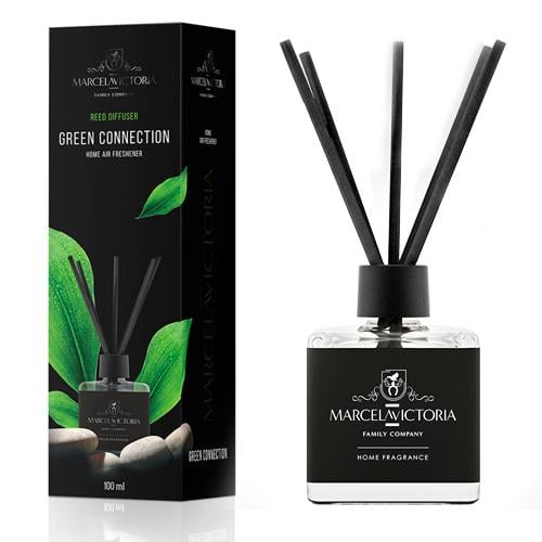 Ароматизатор рідкий Tasotti Reed diffuser Connection для дому офісу 100 мл Green