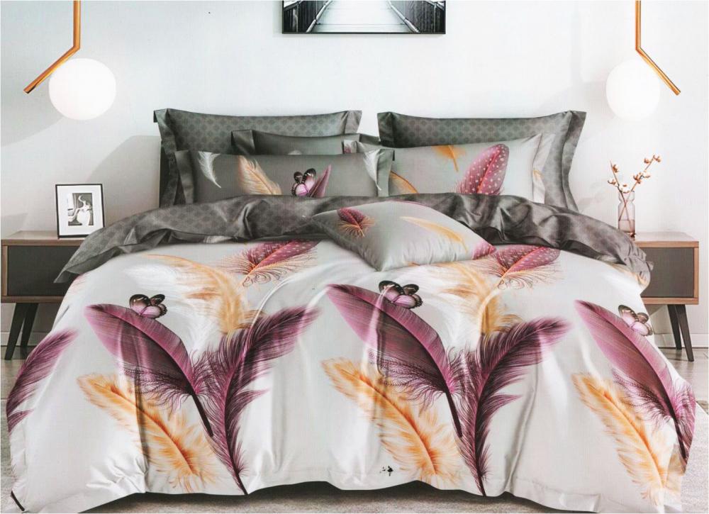 Комплект постельного белья Боа евро сатин (2031710098)