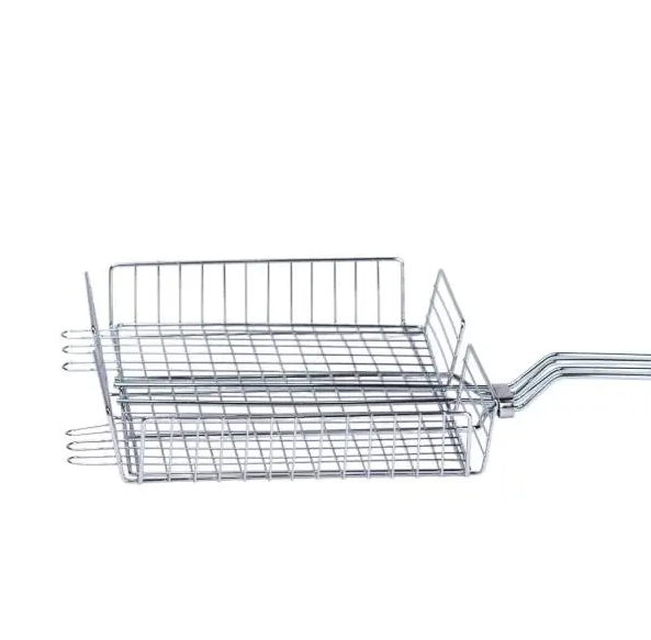 Решетка глубокая для гриля и барбекю Grill из нержавеющей стали 42х31 см (HP458RESH) - фото 7 Решетка глубокая для гриля и барбекю Grill из нержавеющей стали 42х31 см (HP458RESH) - фото 7