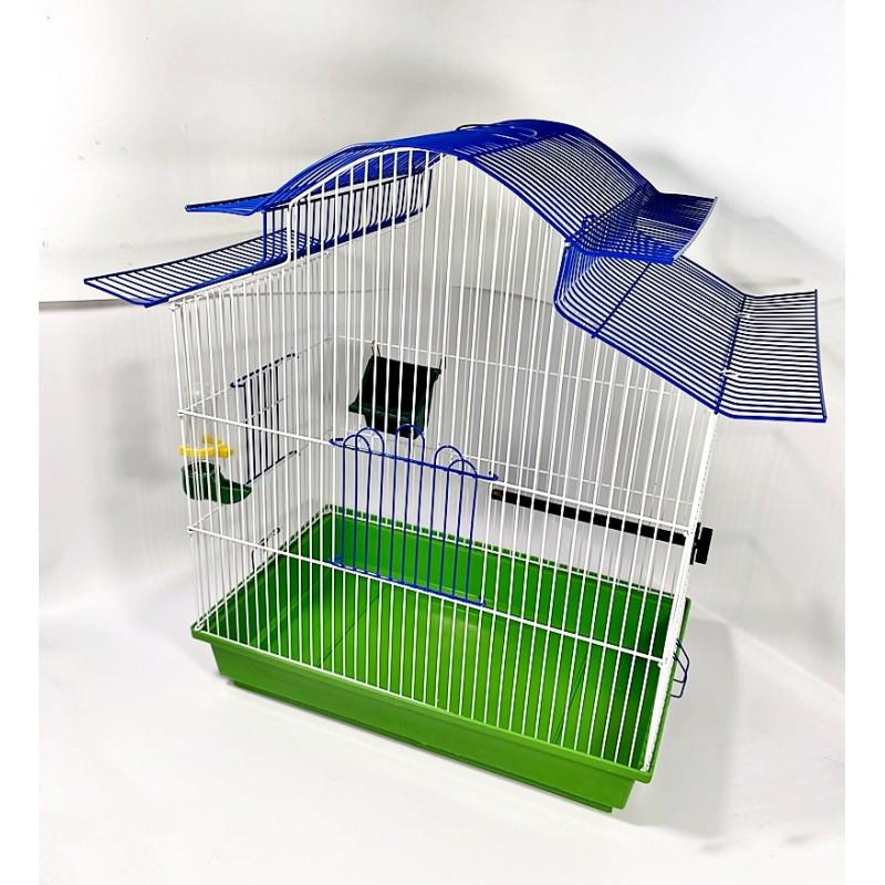 Клетка Фауна Мрия для птиц краска 47х28х58 (7638) - фото 2 Клетка Фауна Мрия для птиц краска 47х28х58 (7638) - фото 2