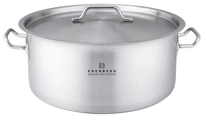 Каструля з кришкою Edenberg EB-3765 з нержавіючої сталі 21 л 40х17 см (27921716)
