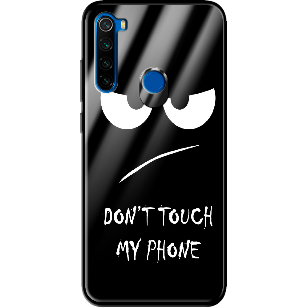 Чехол Boxface Xiaomi Redmi Note 8T Don't Touch my Phone Черный силикон со стеклом (38532-up535-39410)