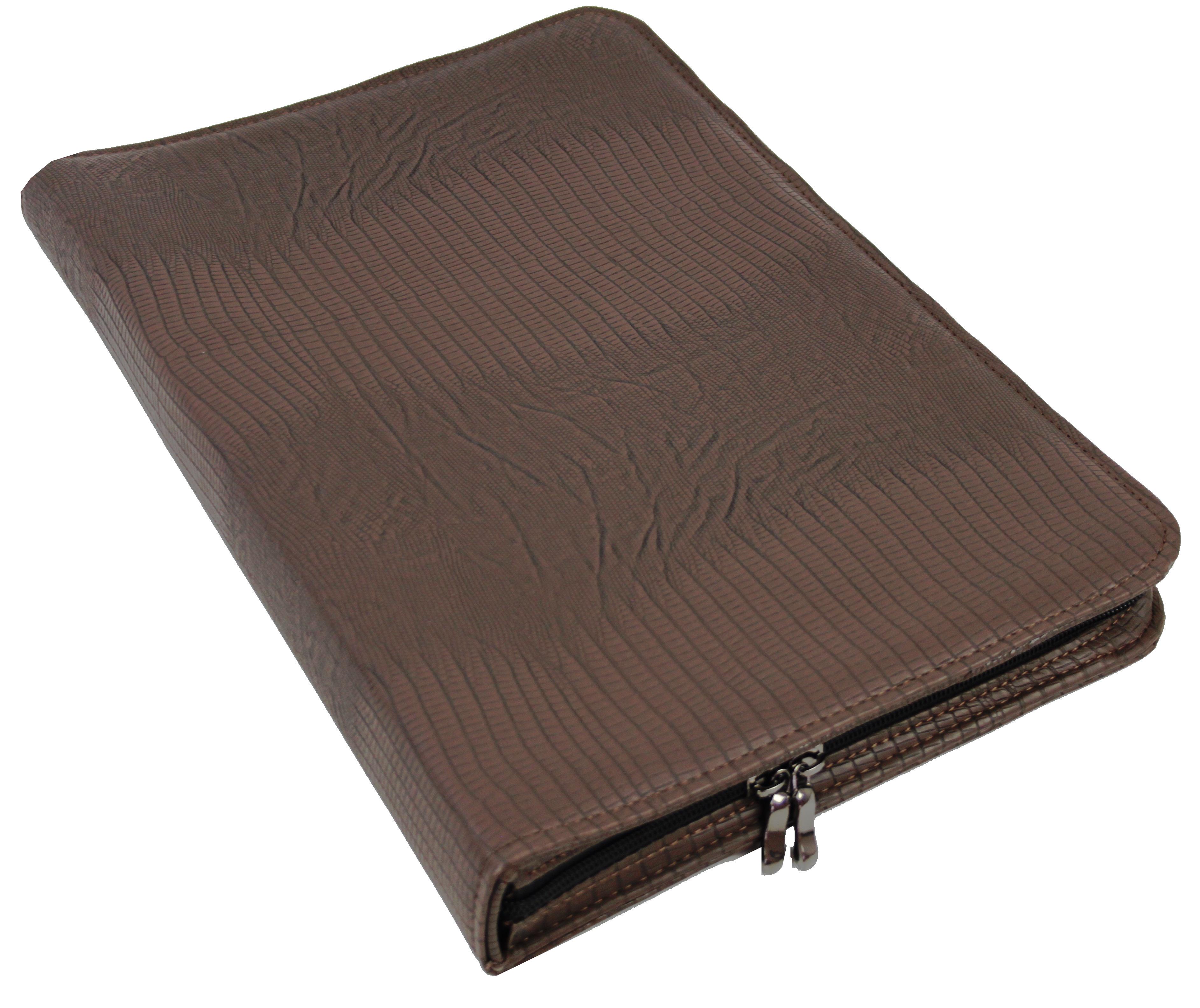 Папка деловая Portfolio для документов из экокожи Коричневый (Port1013 snake brown)