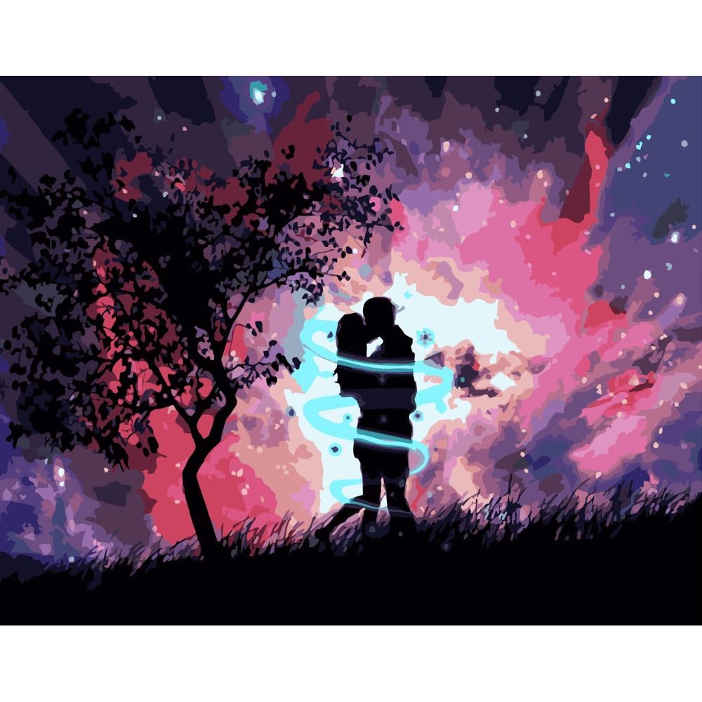 Картина по номерам Strateg Премиум Душевное единство 40х50 см (GS400)