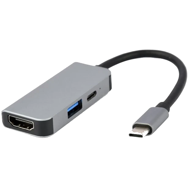 Док станція Cablexpert A-CM-COMBO3-02 USB-C 3в1 USB/HDMI/PD (3008732918) Док станція Cablexpert A-CM-COMBO3-02 USB-C 3в1 USB/HDMI/PD (3008732918)
