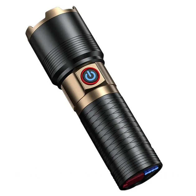 Фонарь ручной CB X53 с функцией power bank Черный (GR-05278)