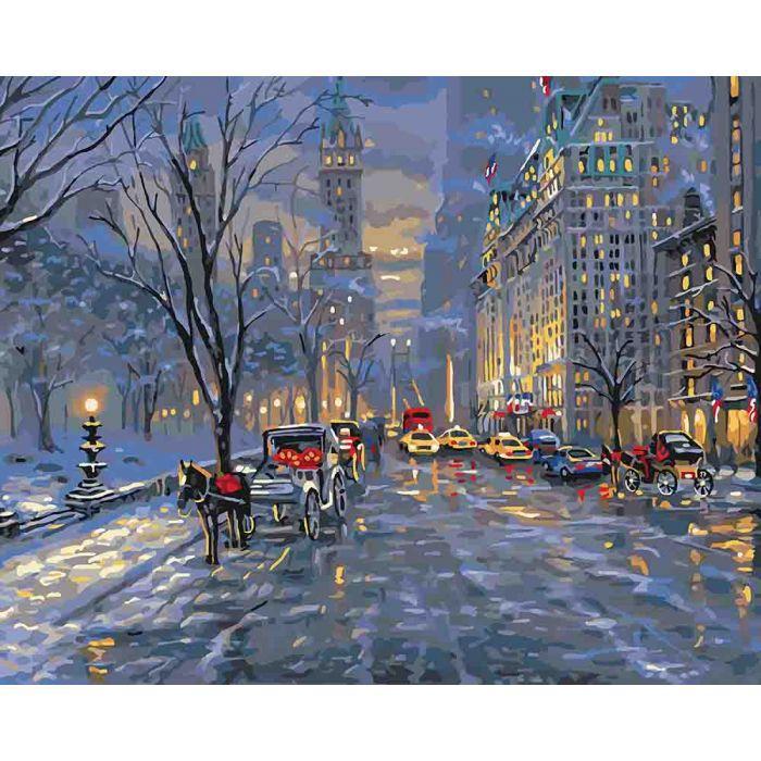 Картина по номерам Идейка Краски ночного города 40x50 см (skl-КНО3537)