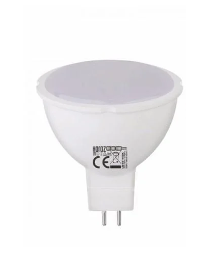 Світлодіодна лампа HOROZ ELECTRIC MR16 SMD 8W 3000K G5.3 610 Lm 175-250V (001-001-0008-021)