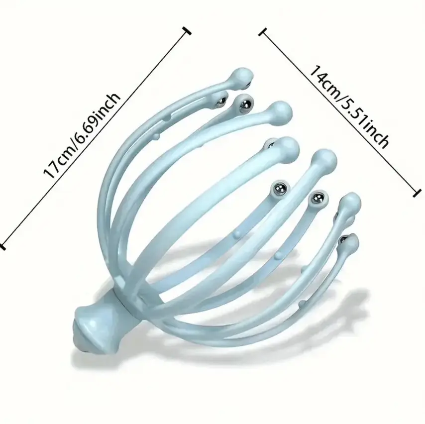 Массажер для головы с вращающимися стальными шариками (11474) - фото 3