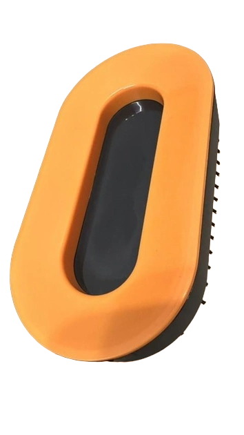 Щетка для волос массажная 3D 255х75х55 мм Оранжевый (11164) - фото 3 Щетка для волос массажная 3D 255х75х55 мм Оранжевый (11164) - фото 3