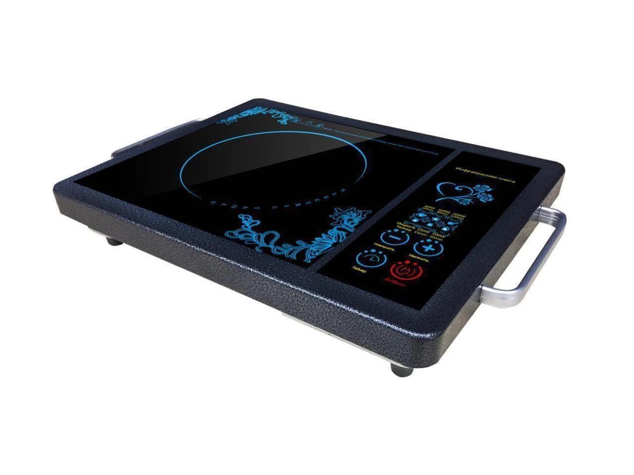 Электроплита настольная инфракрасная Domotec MS-5842 2000 W Black (101138ER)