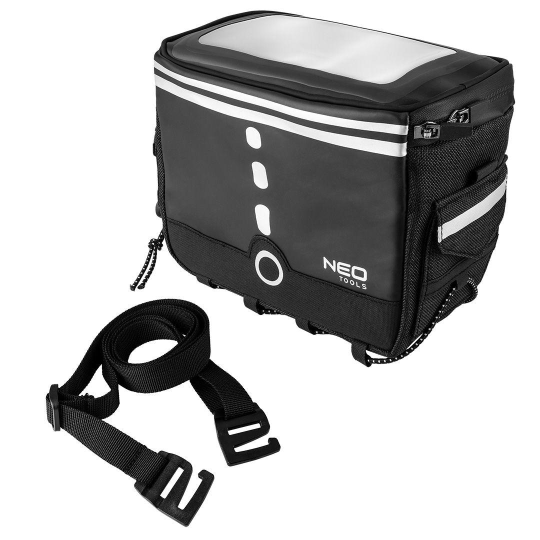 Сумка велосипедная Neo Tools полиэстер 600D, водонепроницаемая, 23х12х17 см, черный (ERC-91-009) Сумка велосипедная Neo Tools полиэстер 600D, водонепроницаемая, 23х12х17 см, черный (ERC-91-009)