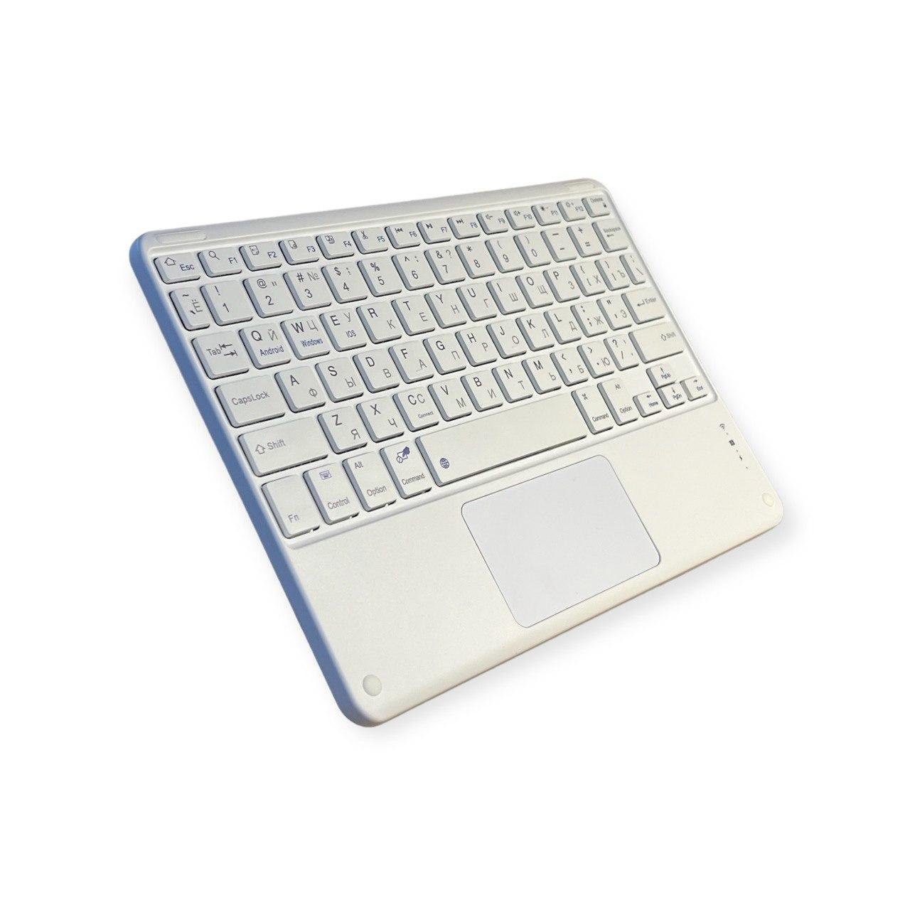 Клавіатура Primo KB01 Bluetooth з тачпадом White (2174329102)