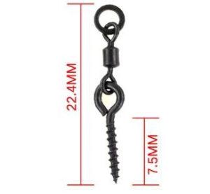 Винт для бойлов Hirisi AS005 с вертлюгом 7,5 мм 20 шт. (15199602) - фото 2 Винт для бойлов Hirisi AS005 с вертлюгом 7,5 мм 20 шт. (15199602) - фото 2