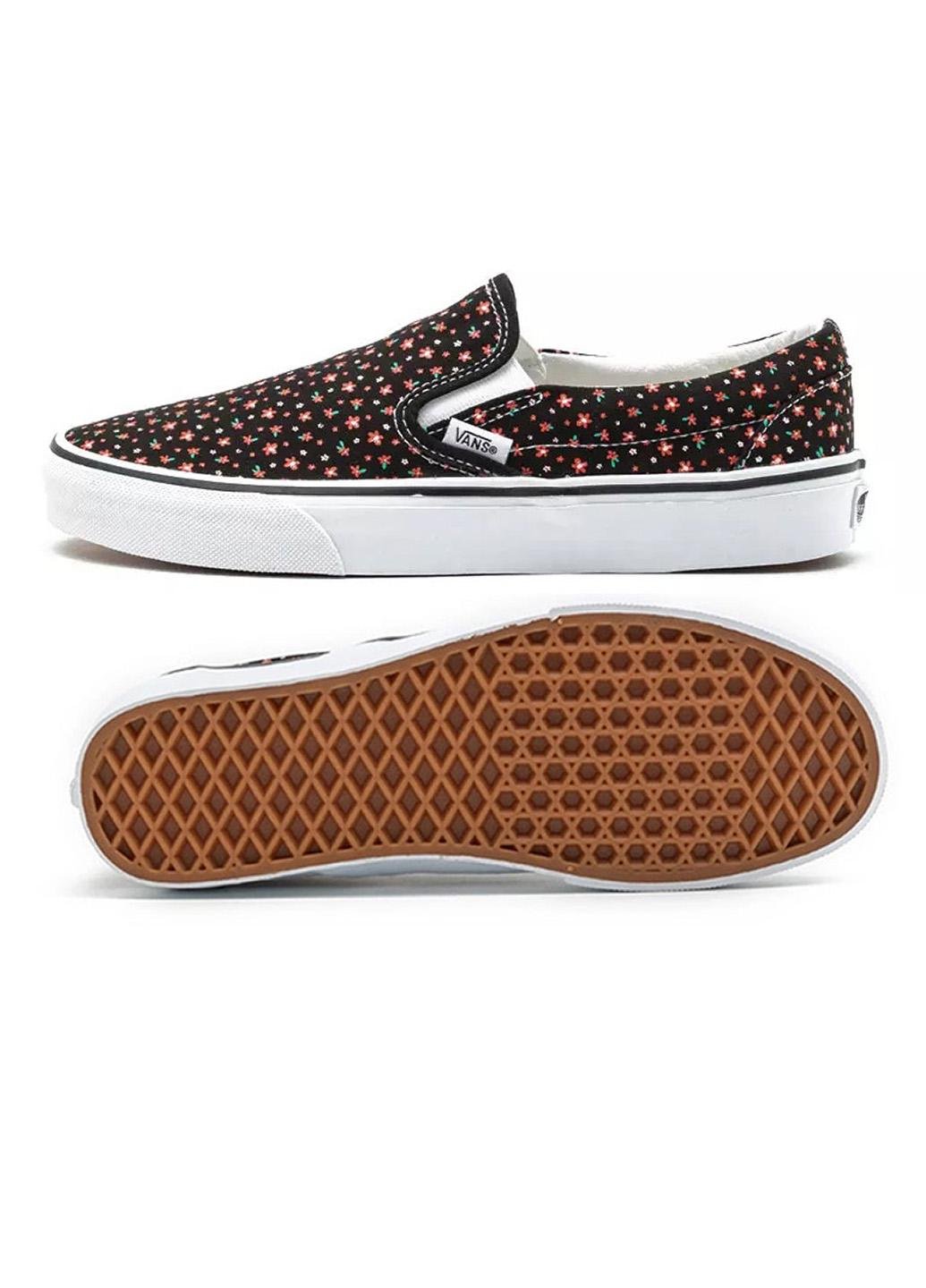 Кеди жіночі Vans Classic Slip-On р. 46 30 см Ditsy Floral Black/Multi (VN000BVZBOU1-46)