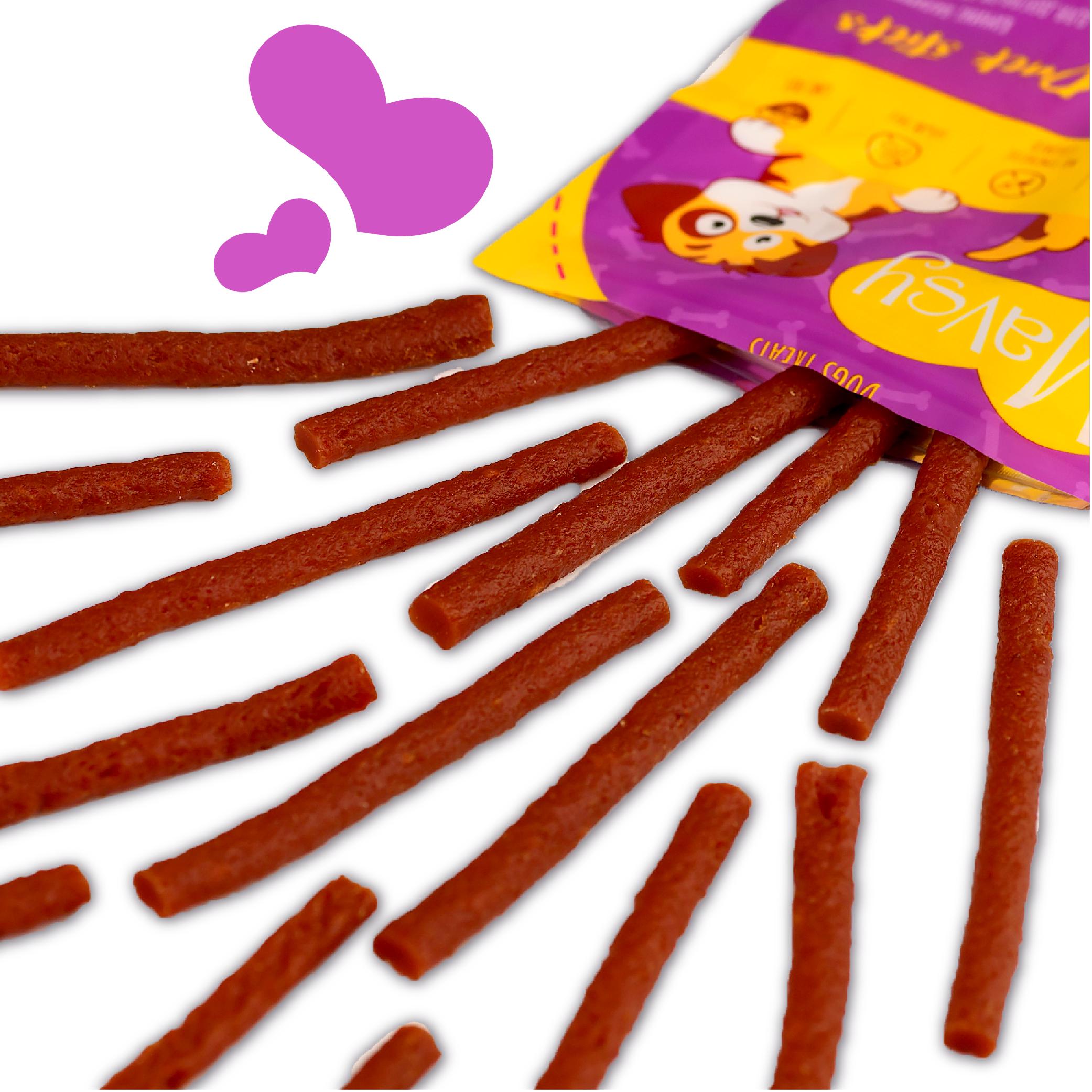 Ласощі для собак MAVSY Duck sticks for dogs Качині палички для догляду за зубами та яснами 120 г (13501969) - фото 3