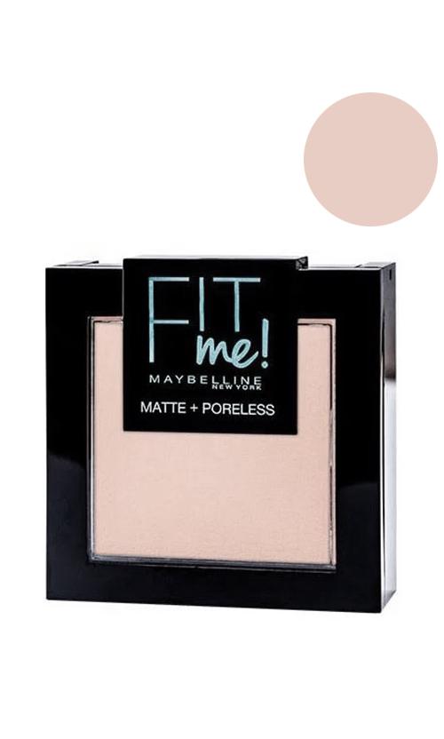 Пудра компактна для обличчя Maybelline New York Fit Me Matte Poreless Powder 104 soft ivori (26083) - фото 1