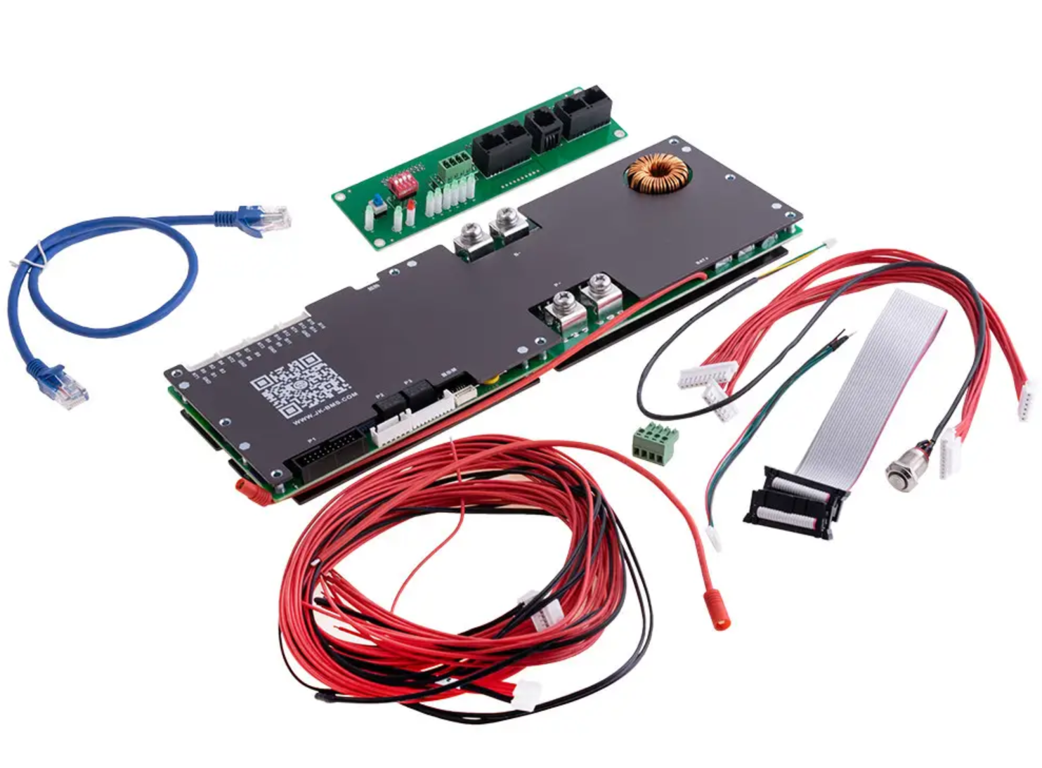 Контроллер BMS JK-PB1A16S15P 150А BT/RS232/RS485/CAN/Heat и балансировка для Li-Ion/LiFePo4/LTO Jkong (22282614)