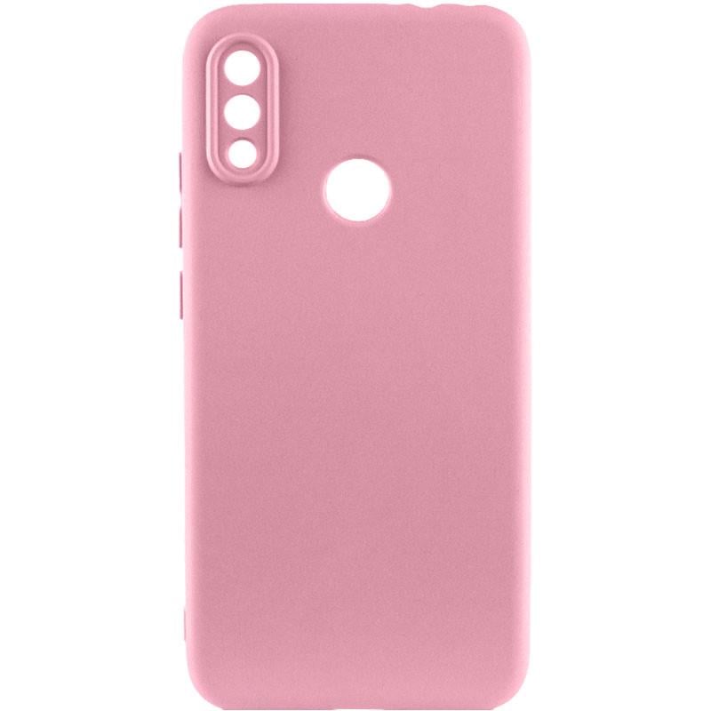 Противоударный чехол TPU GETMAN Liquid Silk Full Camera для Xiaomi Redmi Note 7 / Note 7 Pro / Note 7s Розовый / Pink
