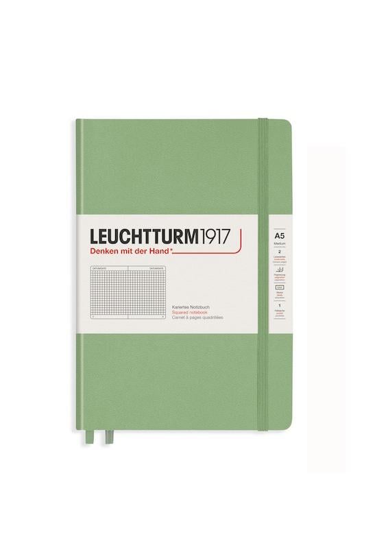 Блокнот Leuchtturm1917 Muted Colours Sage средний клетка (361583)