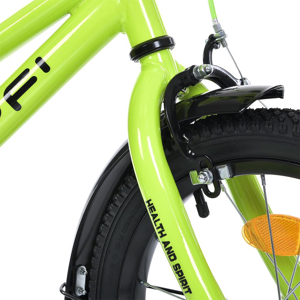 Дитячий велосипед PROF1 Prime 16" з багажником Салатовий - фото 4 Дитячий велосипед PROF1 Prime 16" з багажником Салатовий - фото 4