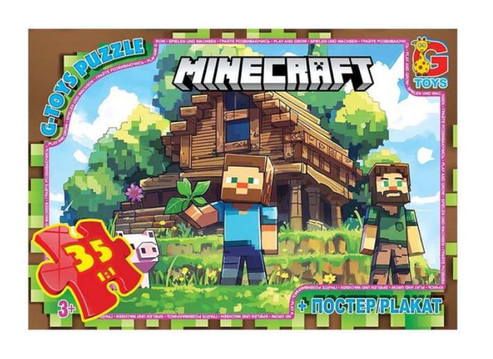 Пазли G-Toys із серії Minecraft 35 ел. (MTT-194701)