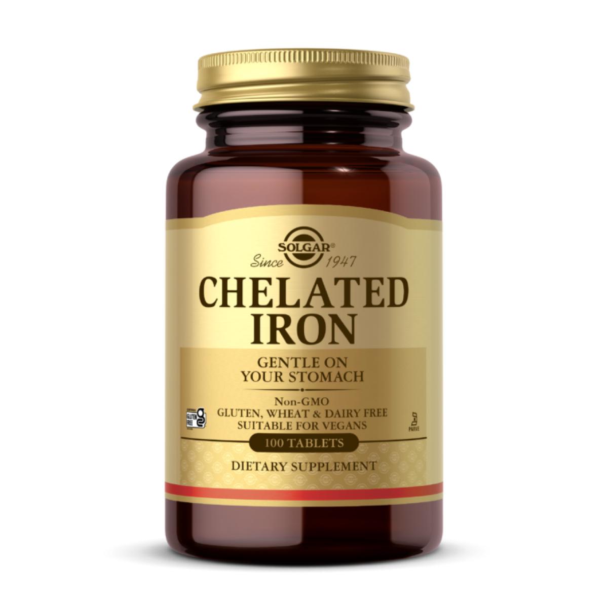Натуральная добавка Chelated Iron 100 tabs (2023-10-3687)