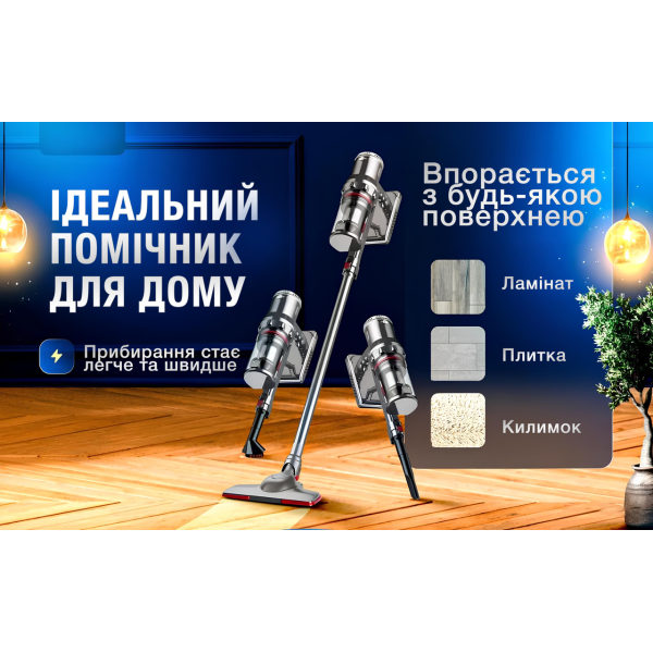 Пылесос электрический Sokany SK-3378 вертикальный 1,1 л 2000 Вт (26408963) - фото 7