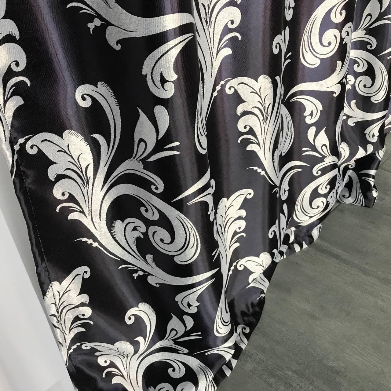 Шторы готовые блэкаут Черный (SHTN-202-29) - фото 6 Шторы готовые блэкаут Черный (SHTN-202-29) - фото 6