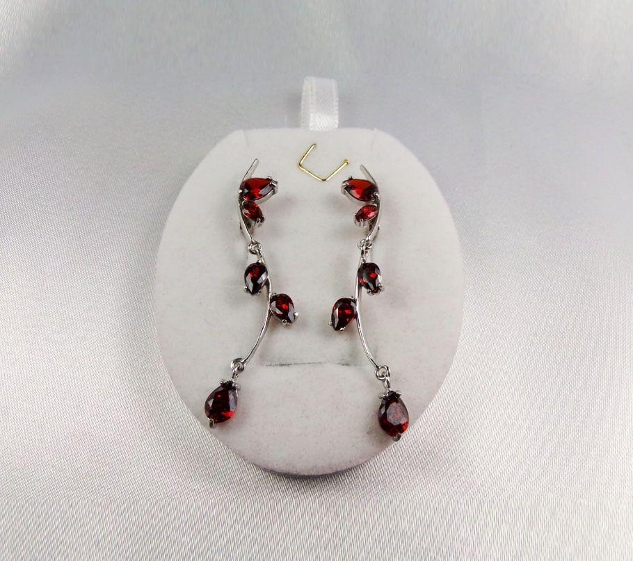 Серьги женские длинные Maxi Silver 4652 (84652)