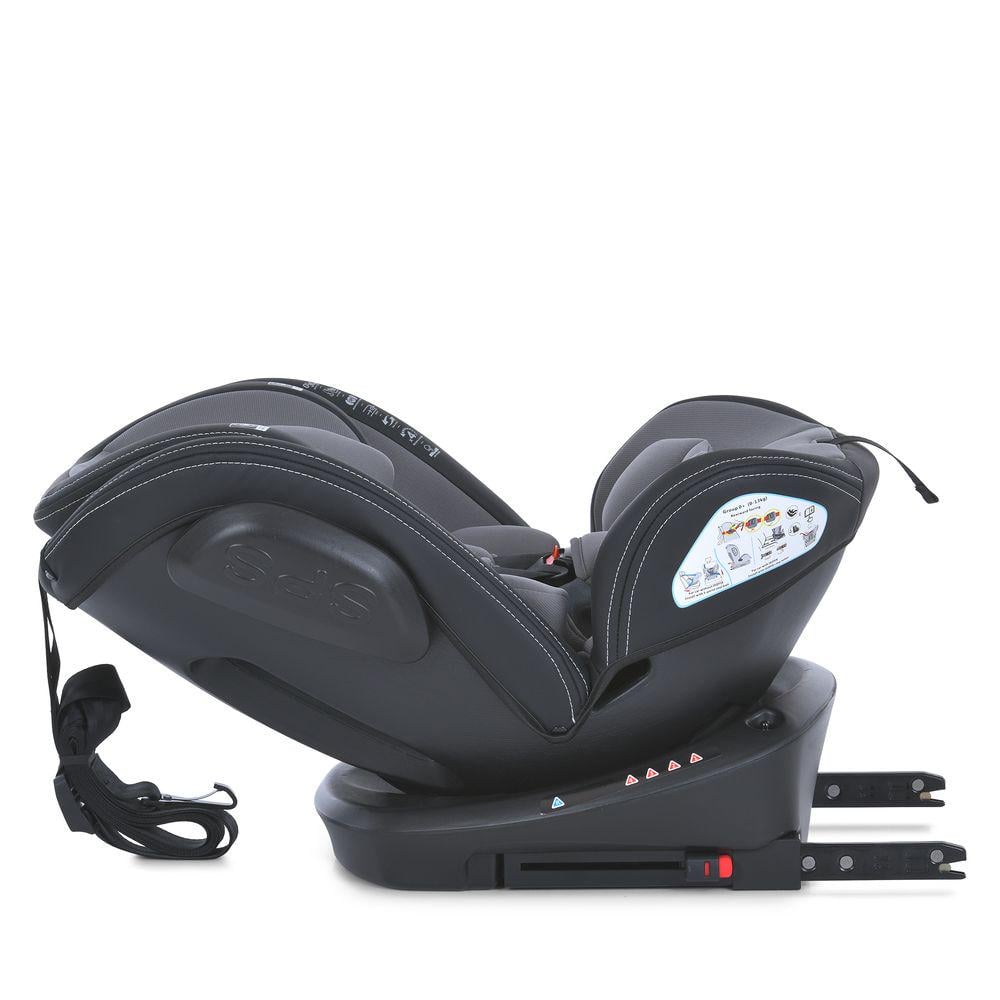 Автокрісло дитяче 0-36 кг ME 1045 EVOLUTION 2 360° ISOFIX/Top Tether з поворотом Чорно-сірий (30408458) - фото 15