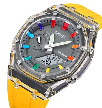 Наручные часы Skmei 2100YL Yellow - фото 2 Наручные часы Skmei 2100YL Yellow - фото 2