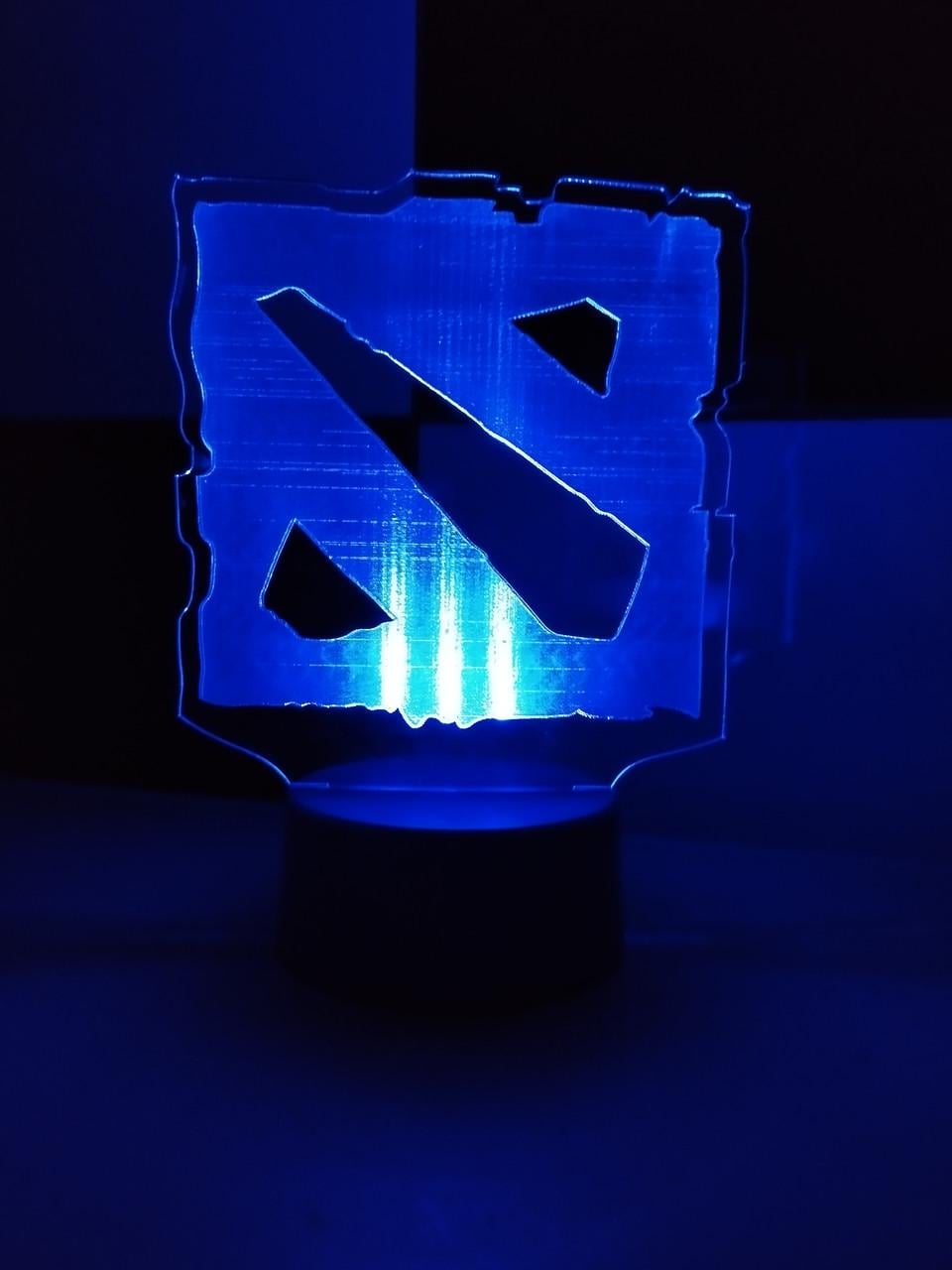 3D-ночник Dota несколько подсветок/на пульте (2176708382) 3D-ночник Dota несколько подсветок/на пульте (2176708382)