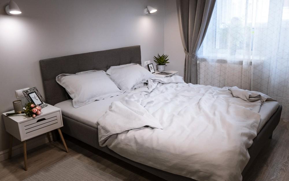 Комплект постельного белья полуторный GM Textile поплин 120 г/м2 150х215 см Светло-розовый