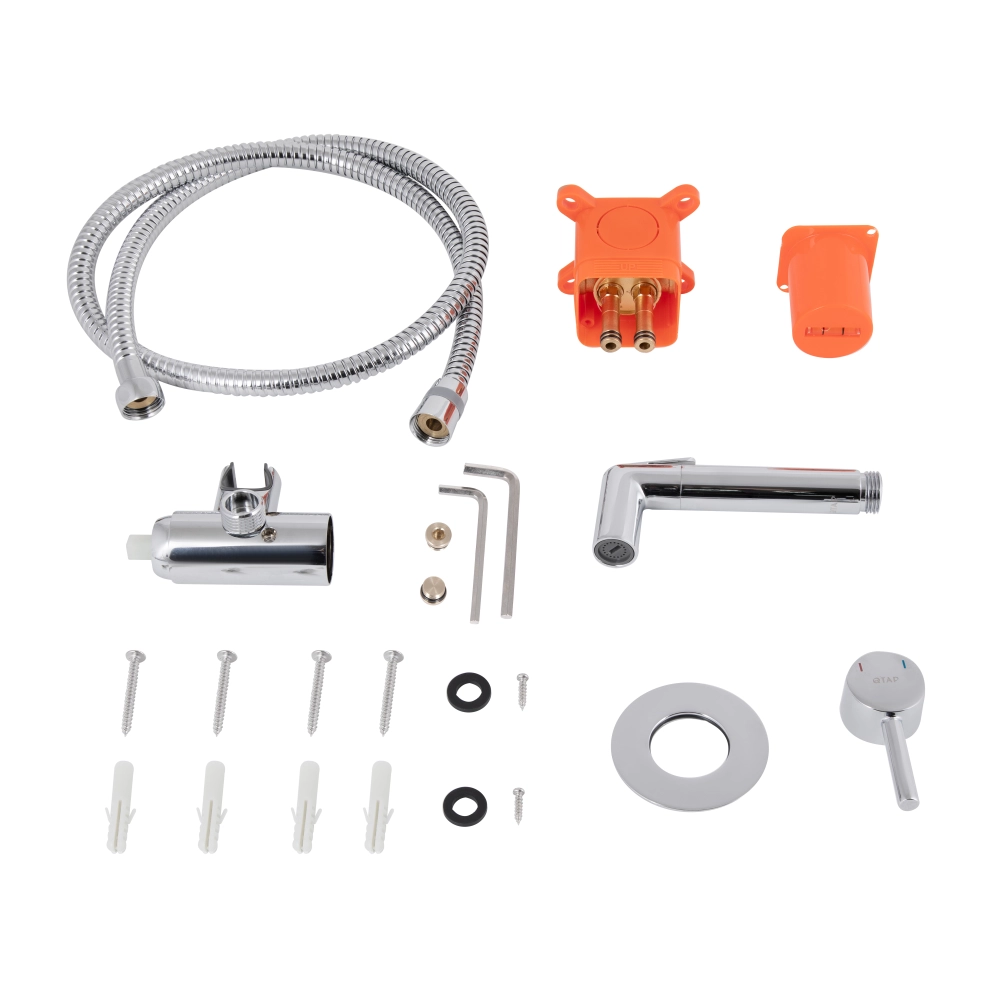 Набір для гігієнічного душу зі змішувачем Qtap Inspai-Varius CRM (V00440001) - фото 6 Набір для гігієнічного душу зі змішувачем Qtap Inspai-Varius CRM (V00440001) - фото 6