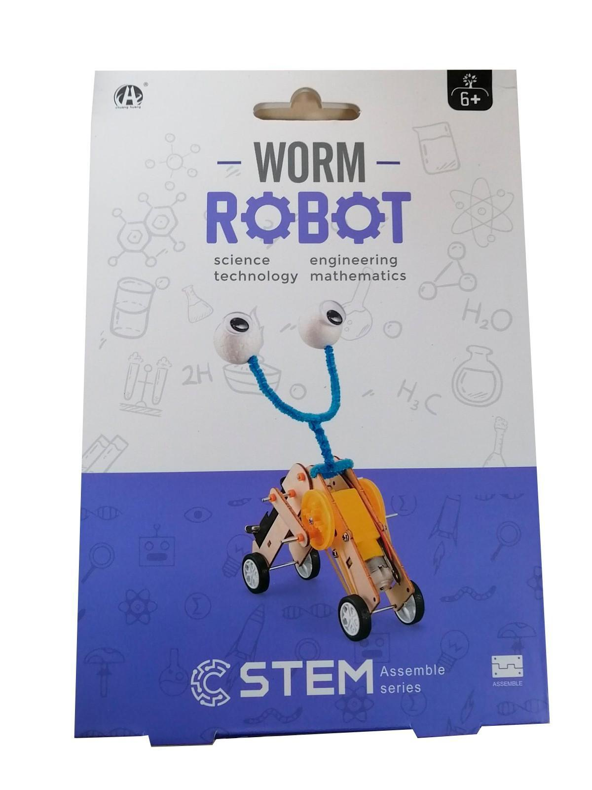 Деревянный конструктор Worm Robot CH2052 - фото 2