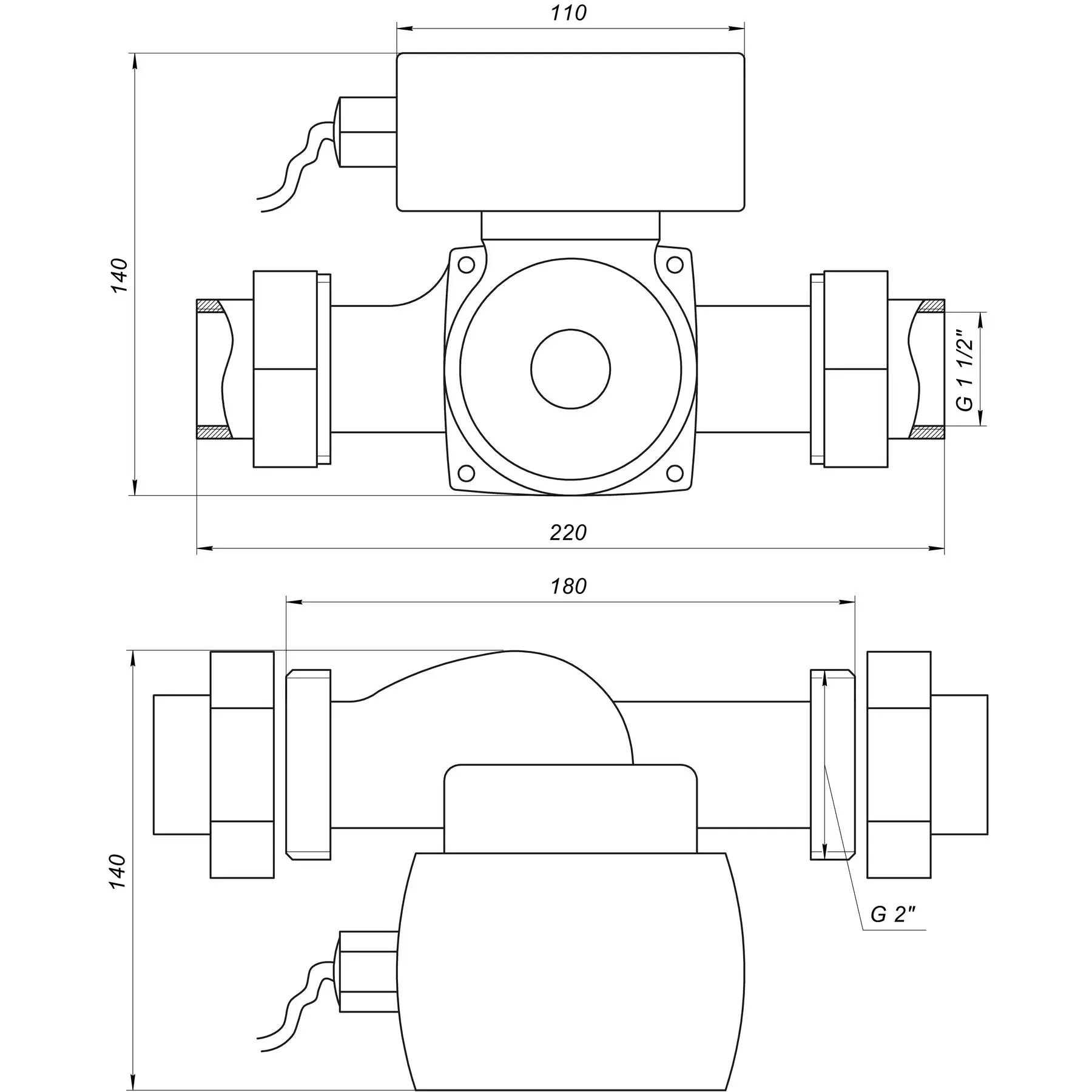 Насос циркуляционный энергосберегающий Optima OP32-10 AUTO 180 мм (GSR-000021546) - фото 5