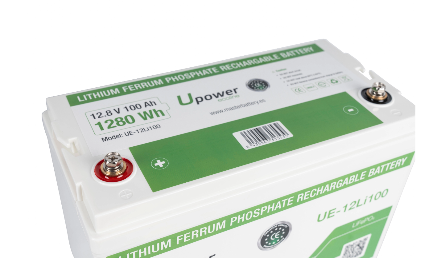 Акумулятор UPOWER 100Ah 12.8V літій-залізо-фосфатний - фото 3