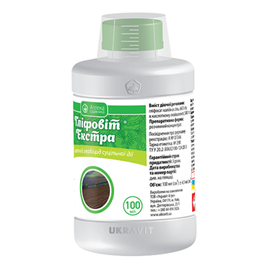 Гербіцид загальної дії UKRAVIT Гліфовіт Екстра 100 мл (54536736)