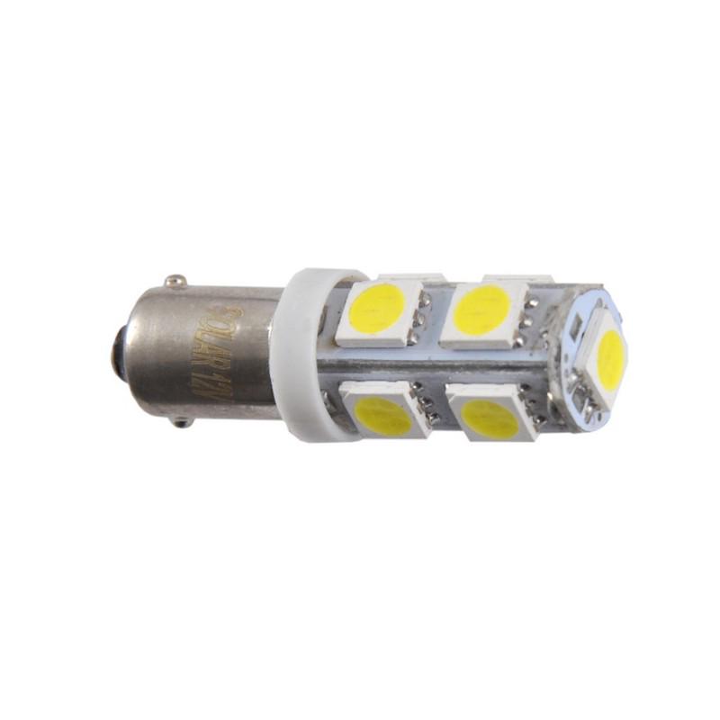 Автолампа светодиодная Solar 12V T8,5 BA9S 9SMD 5050 White