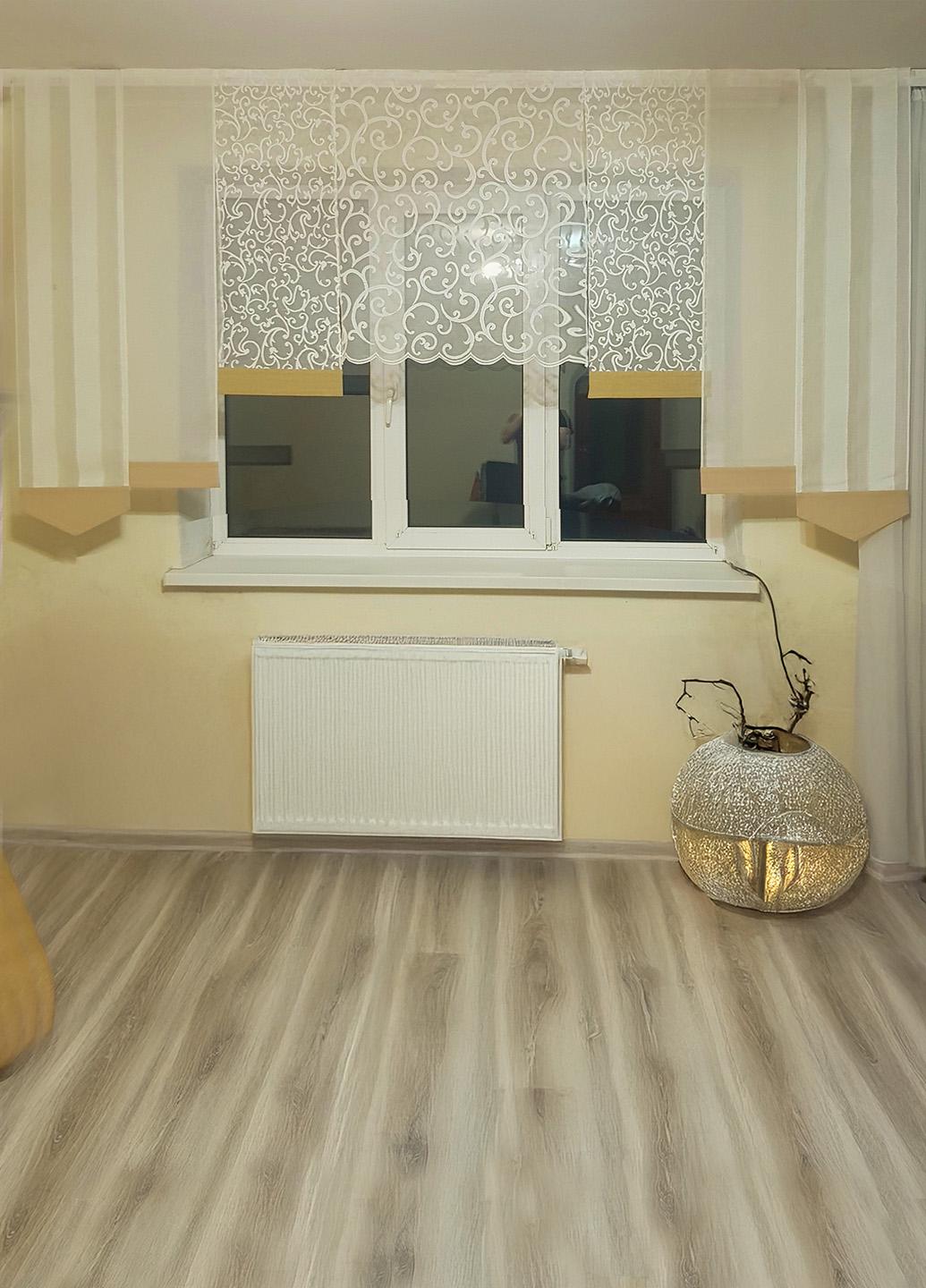 Комплект панельных занавесок Firanka Батист 250 см 7 шт. Молочный (18_2п)