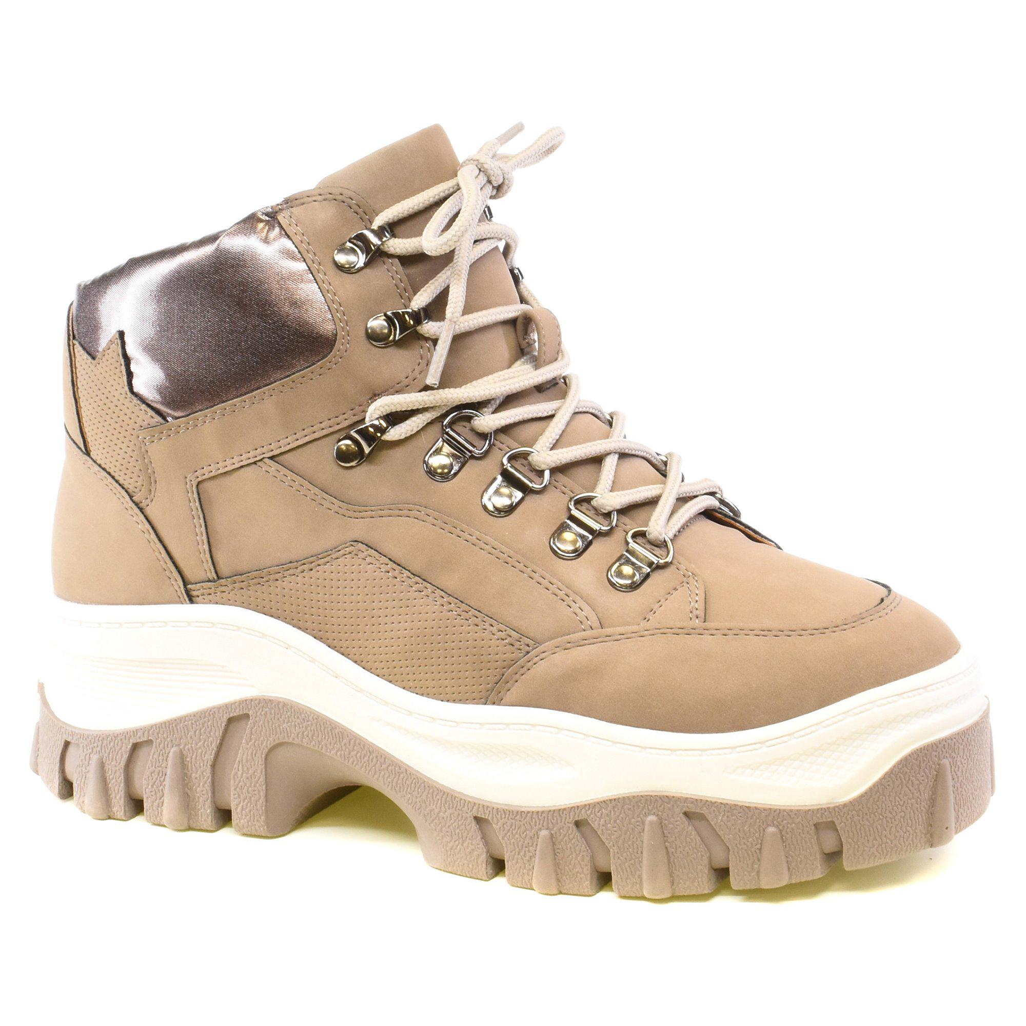 Ботинки зимние женские Keddo р. 37 Темно-бежевый (013482-37)