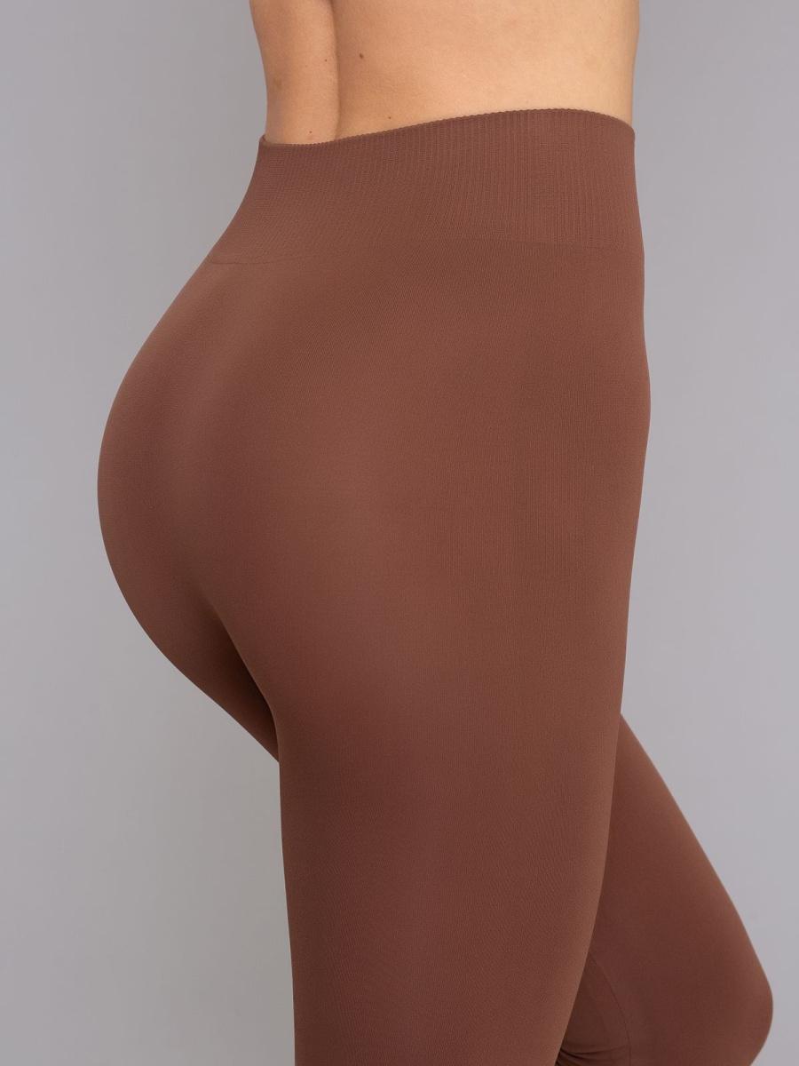 Легінси безшовні Giulia Leggings model 2 Deep Taupe жіночі з мікрофібри L/XL Коричневий - фото 5