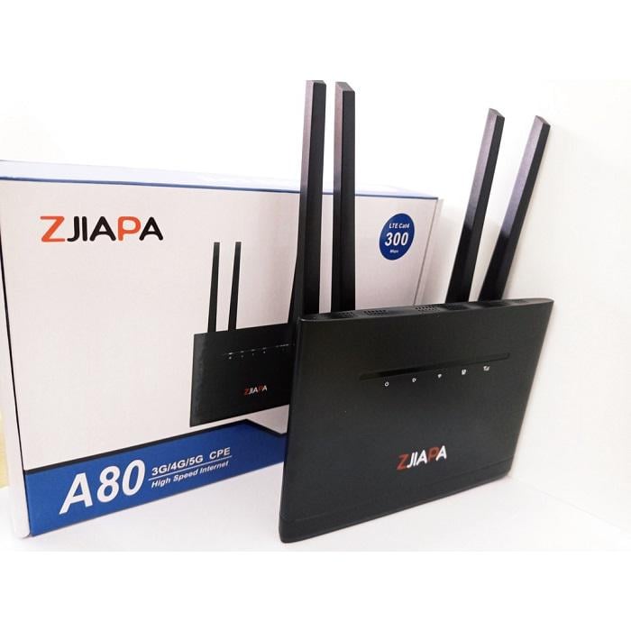 Модем-роутер Zjiapa A80 3G/4G Wi-Fi з 4 антена Чорний (1869) - фото 4