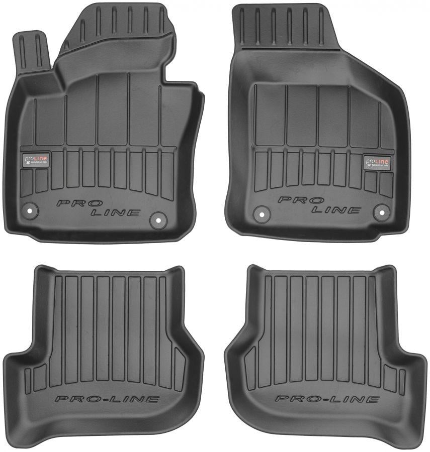 3D коврик в салон Frogum Proline Volkswagen Golf VI 2008-2012 гумовий (3D407145)