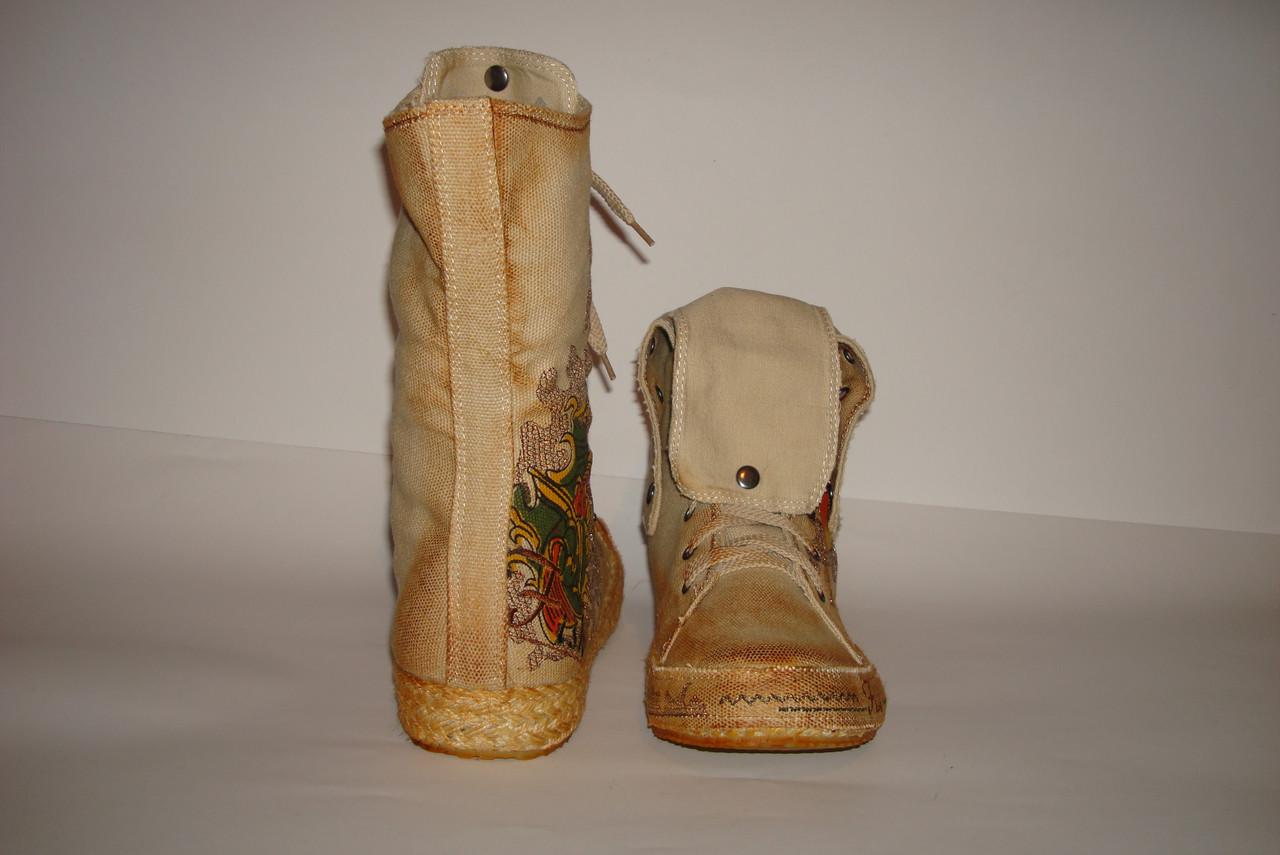 Кеди жіночі Linda р. 37 23,5 см Бежевий - фото 7