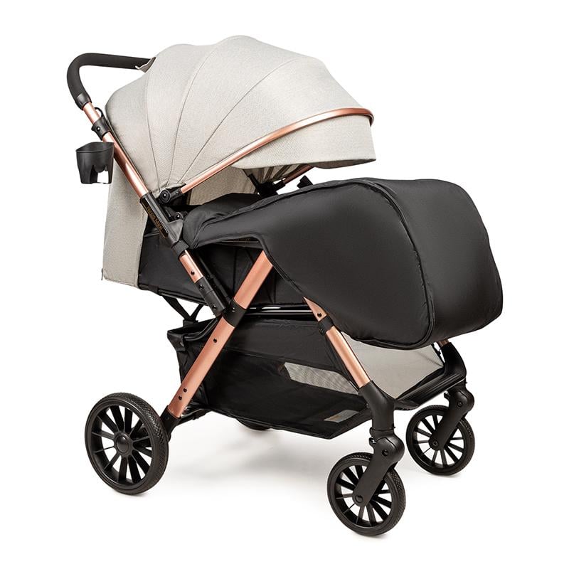 Коляска прогулянкова Ninos Maxi 2 з перекидною ручкою Light Grey/Gold (NM2025LG) - фото 2